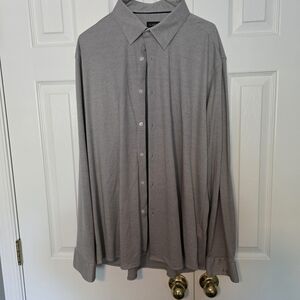 Classic Gray Button-Down Shirt